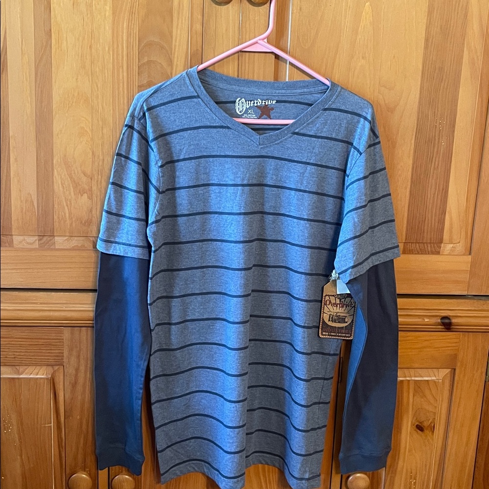 Overdrive Boy's Blue Graphic Tee. Brand New. 100% cotton. Boys XL